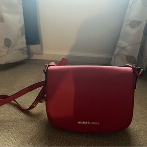 Michael Kors Vibrant Red Crossbody Bag